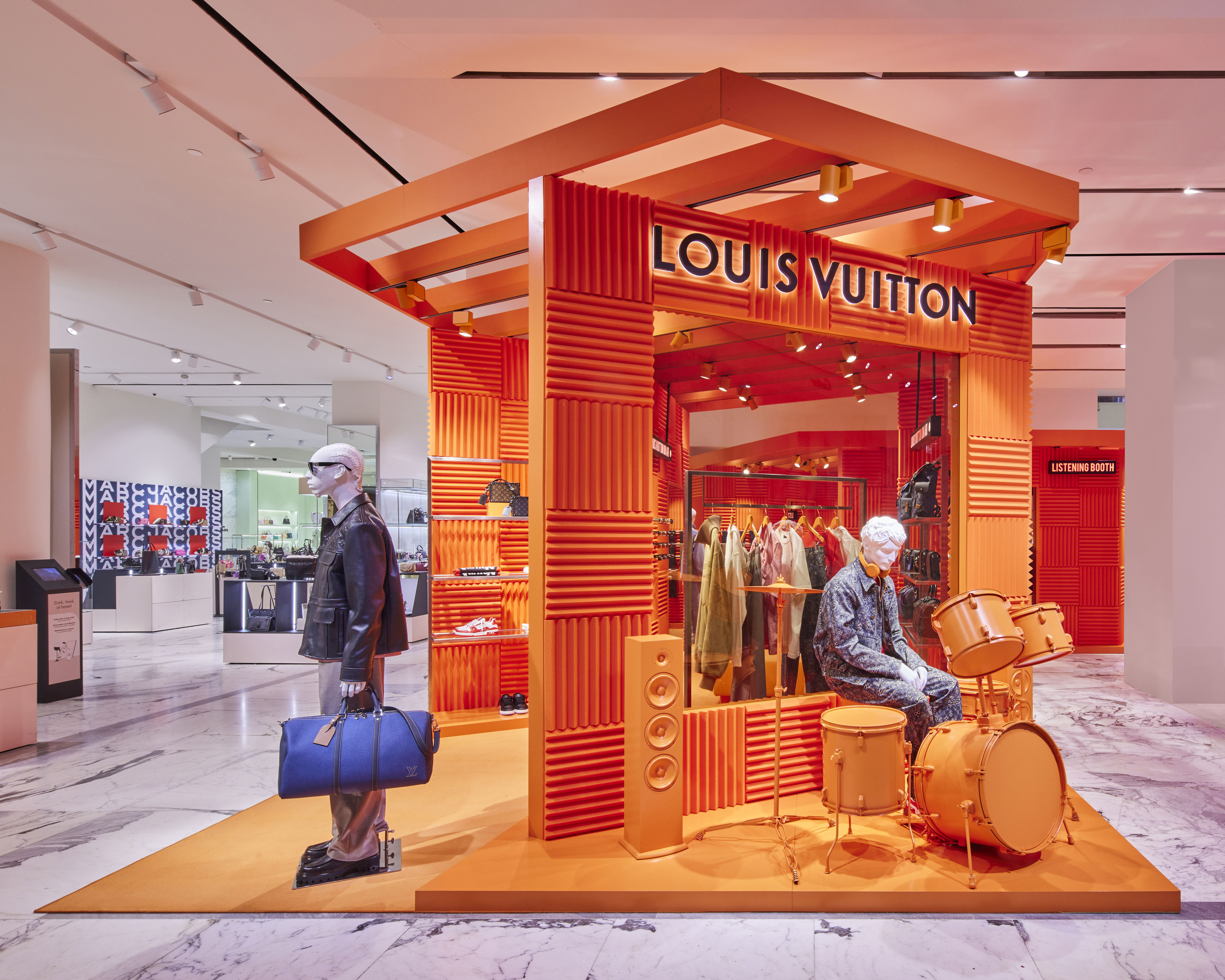 Louis Vuitton komt met een pop up in de Bijenkorf