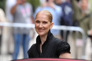 PARIS Celine Dion leaves the Royal Monceau