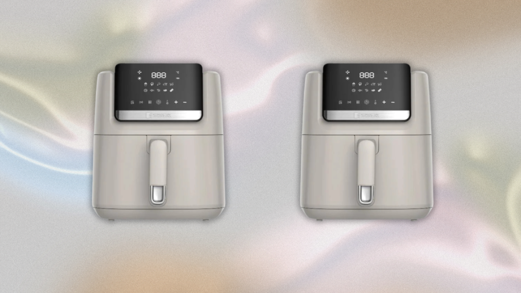 Beige airfryer